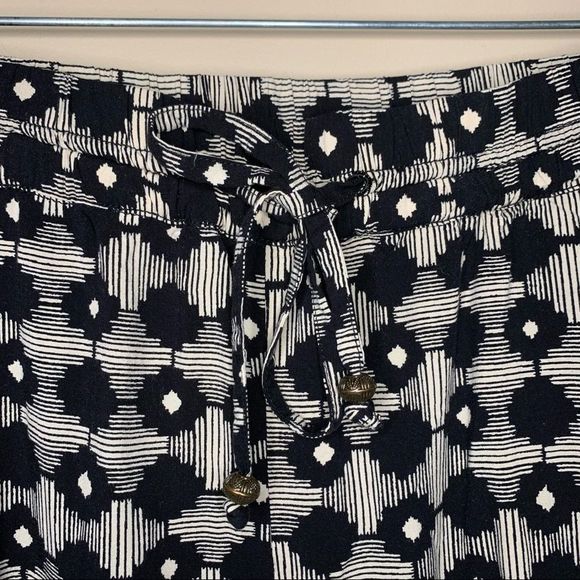 Anthropologie Hei Hei Goh Black Printed Tapered Pants Women’s Size Small - Picture 7 of 13